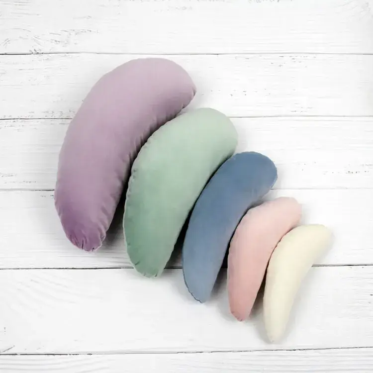 Crescent Shape Baby Photo Pillow Multi Color - Image 2
