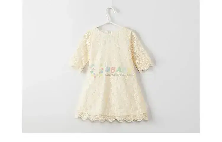 Korean Children's Lace Long Sleeve Dress Medium Small - Image 2