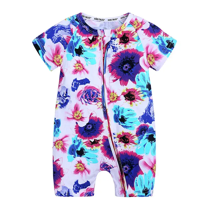 Baby Floral Cotton Shorts Set for Newborns