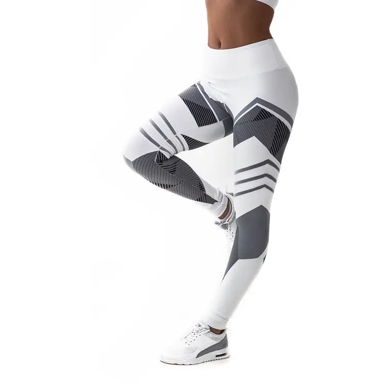 Crossbody Yoga Leggings with Hip Lifting Design - Image 9