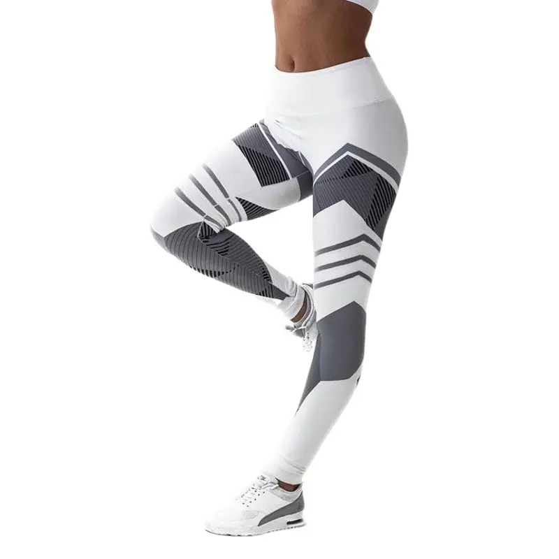 Crossbody Yoga Leggings with Hip Lifting Design