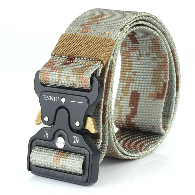 ENNIU Camo Tactical Belt Multifunctional Nylon Outdoor Training Belt - Image 4