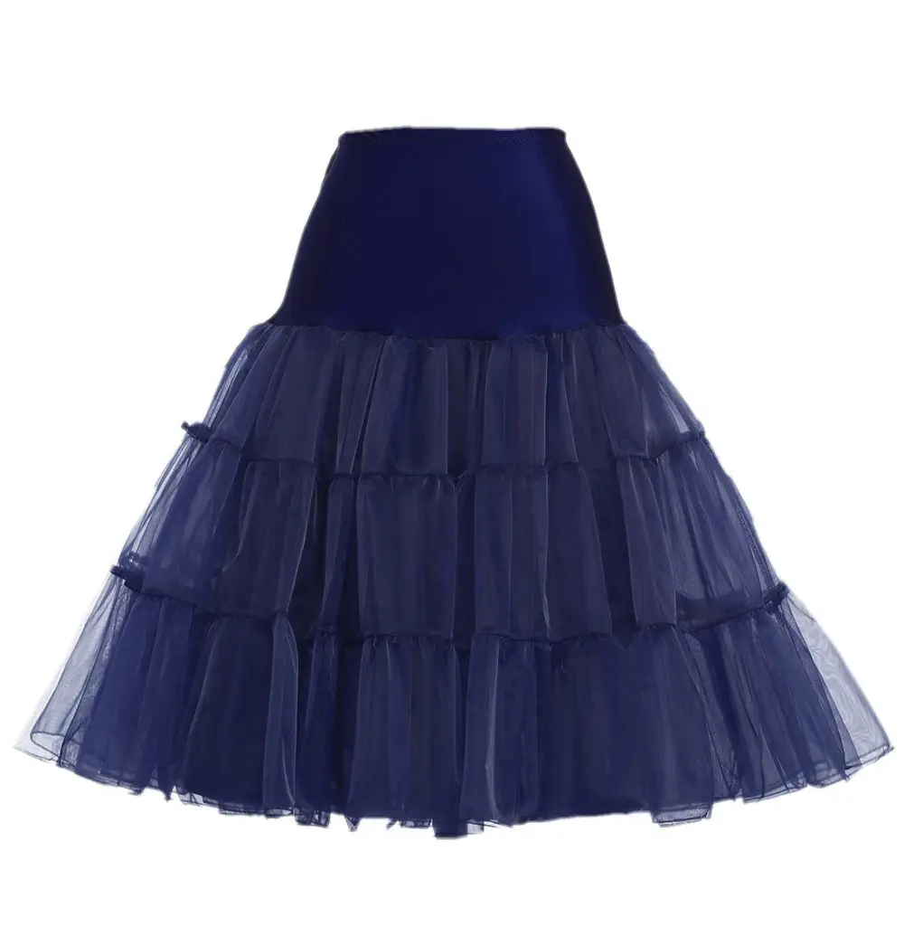 Red Boneless Ruffled Petticoat Wedding Skirt - Image 10