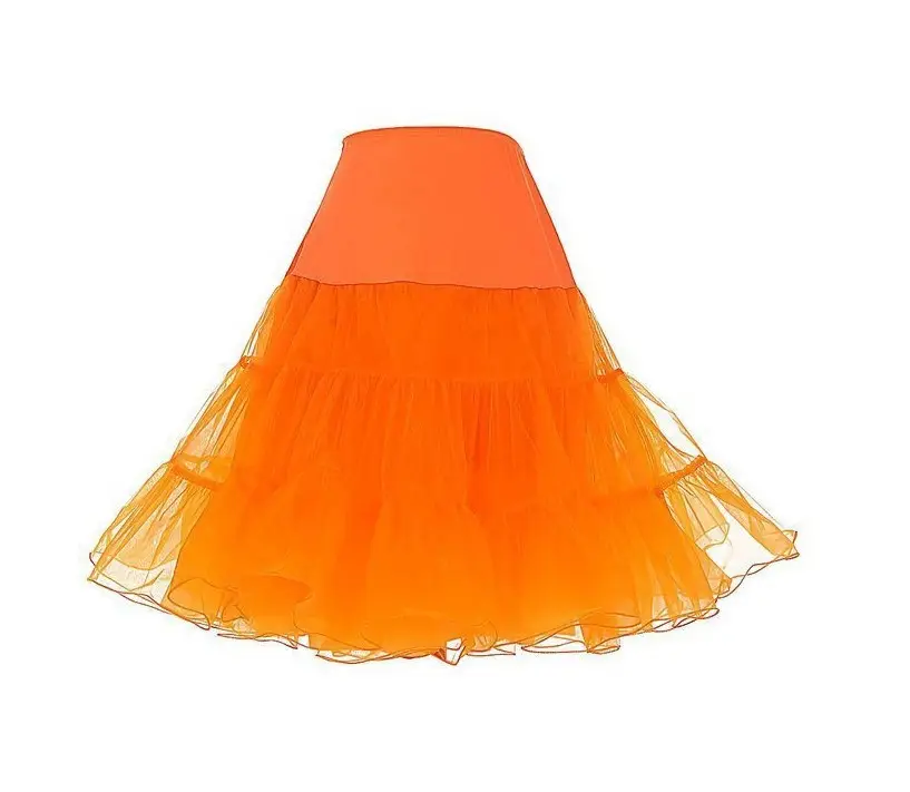 Red Boneless Ruffled Petticoat Wedding Skirt - Image 12