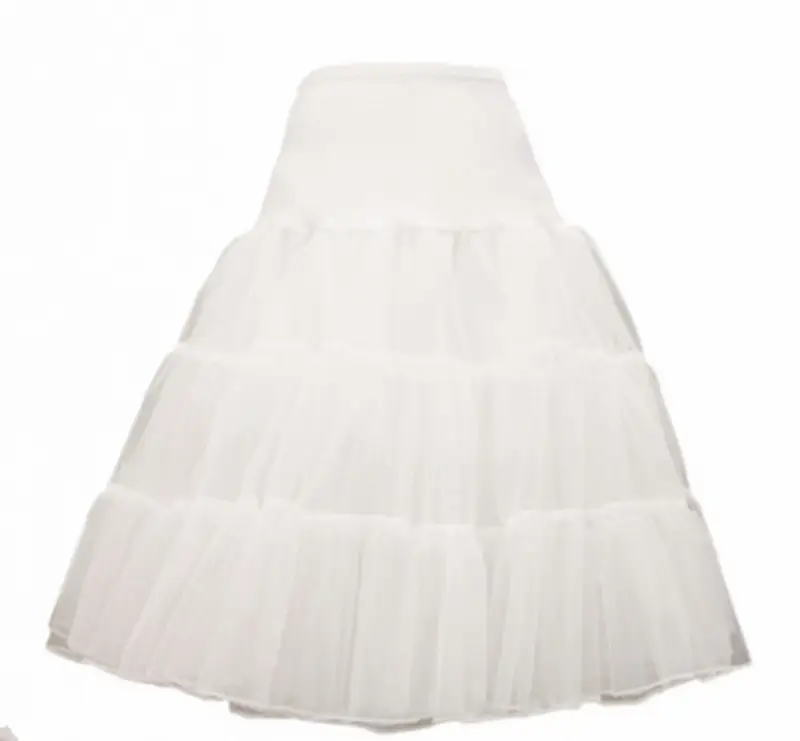 Red Boneless Ruffled Petticoat Wedding Skirt - Image 4