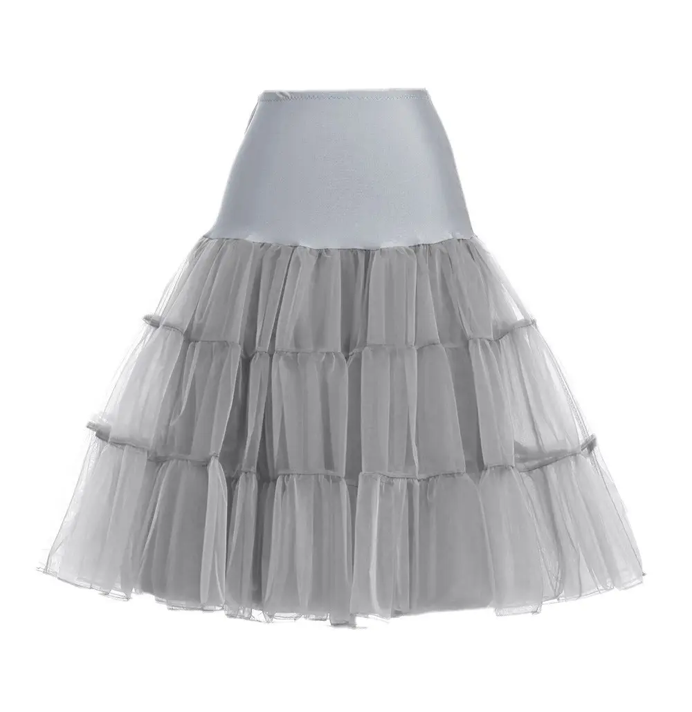 Red Boneless Ruffled Petticoat Wedding Skirt - Image 8