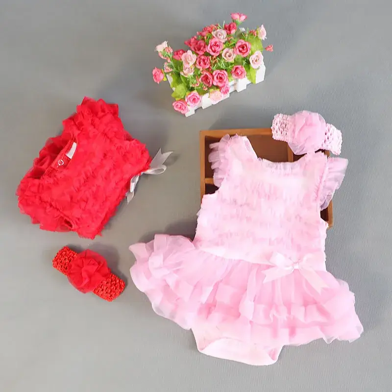 2024 Spring Baby Girl Sleeveless Romper Pure Cotton Princess Dress