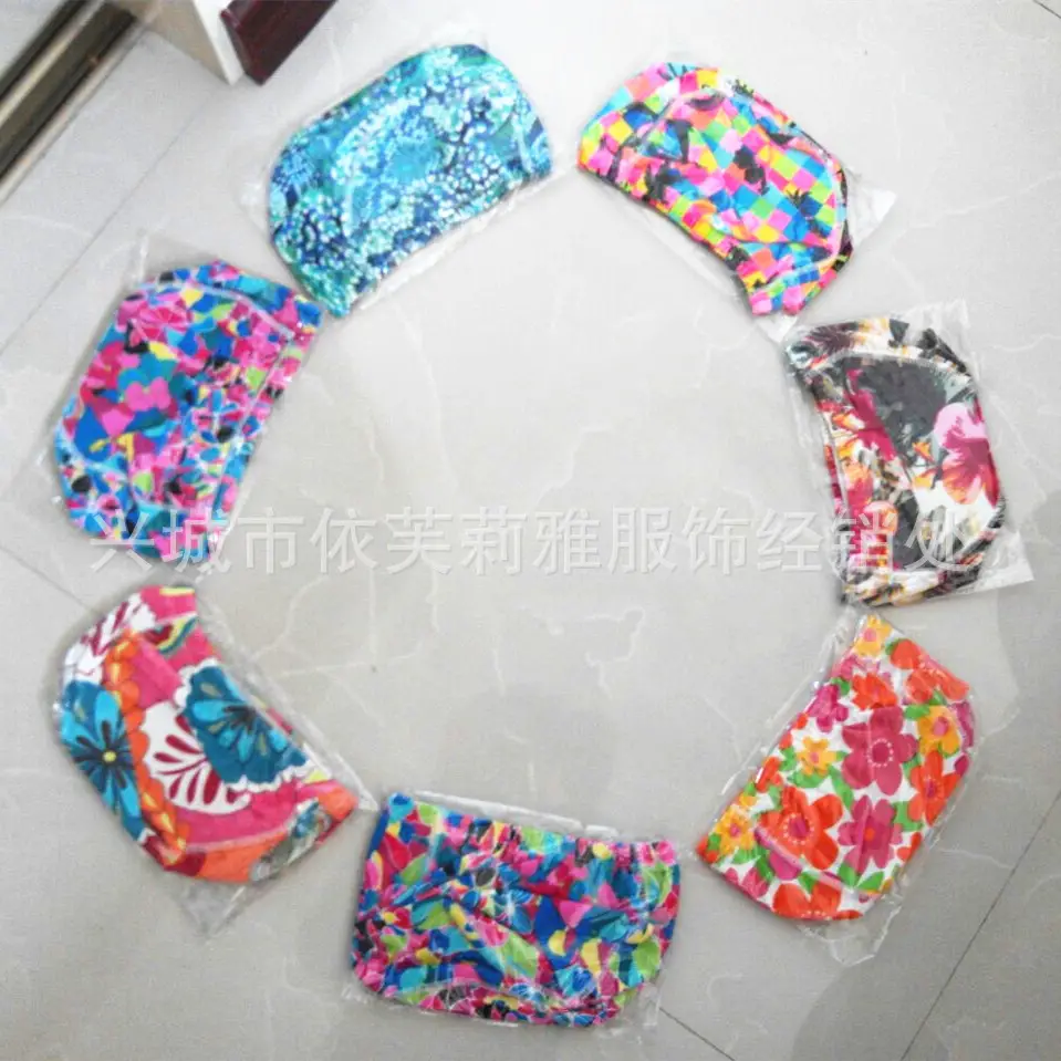 Men's Adult Swimming Cap Five-line Swimming Cap Comfortable Head-free Swimming Pool Women's Cloth Cap Color Black Solid Color