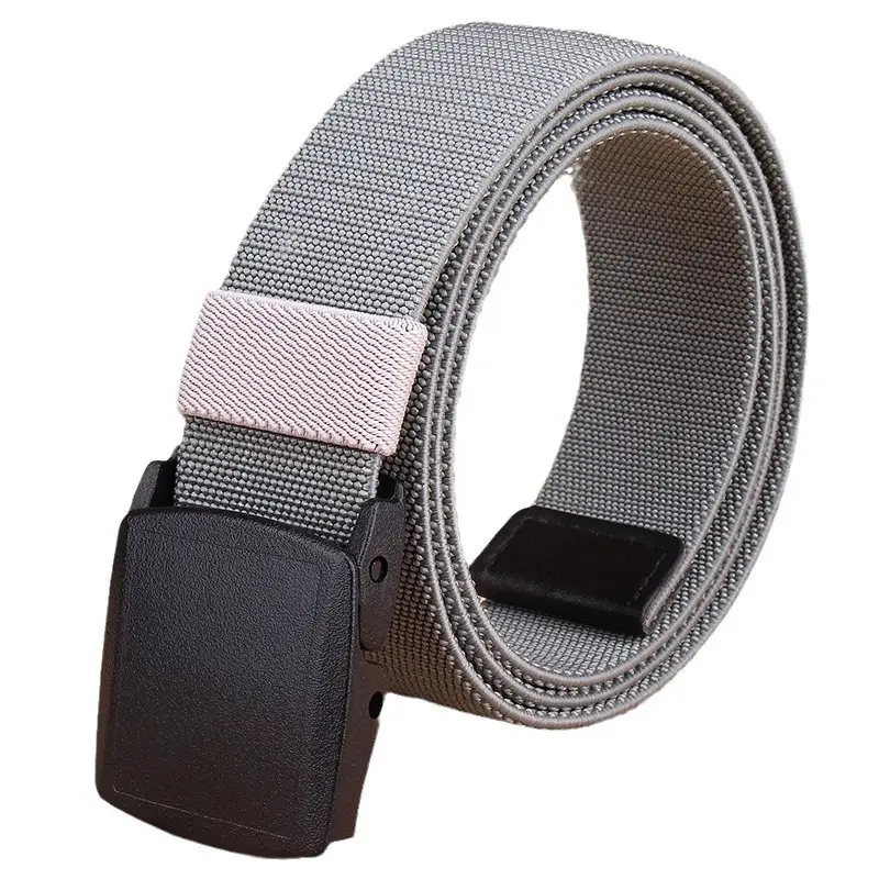 Men's Korean Style Woven Belt with Elastic Closure - Image 7