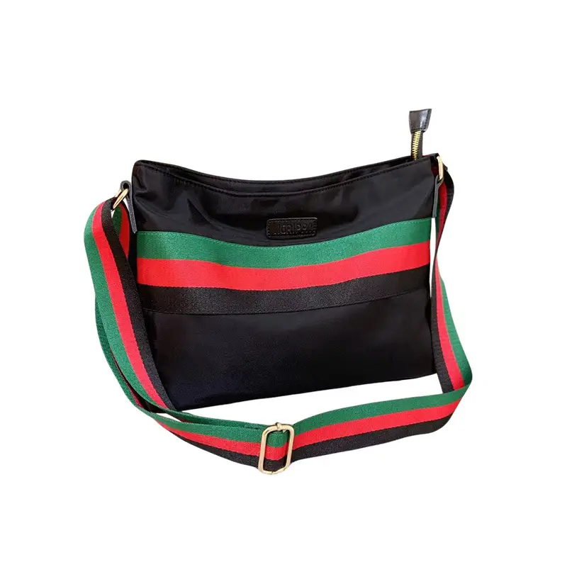 2021 New Oxford Cloth Striped Wrist Bag for Women - Image 6
