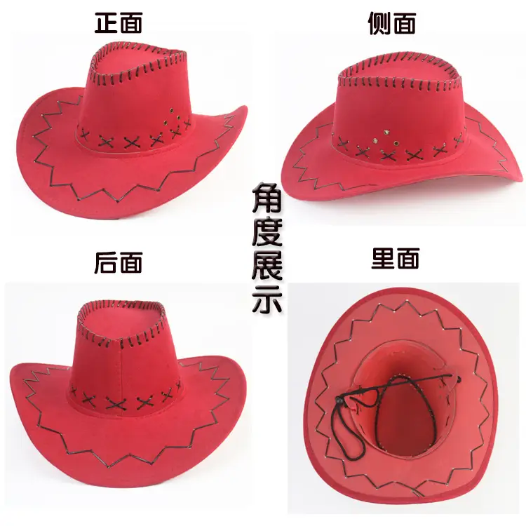 American Western Denim Sun Hat Big Brim Anti-UV — feature 10