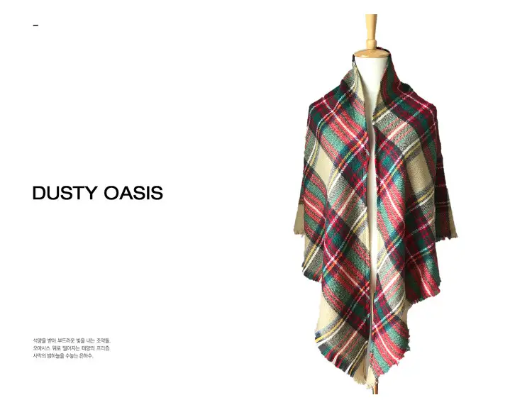 Purple Plaid Cashmere Shawl SD-17# — feature 25