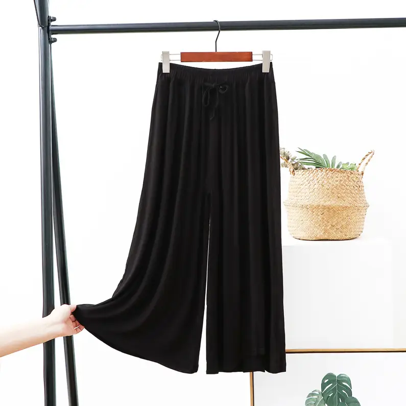 Women's Wide Leg Pants Modal Cotton Summer Loose Fit — feature 16
