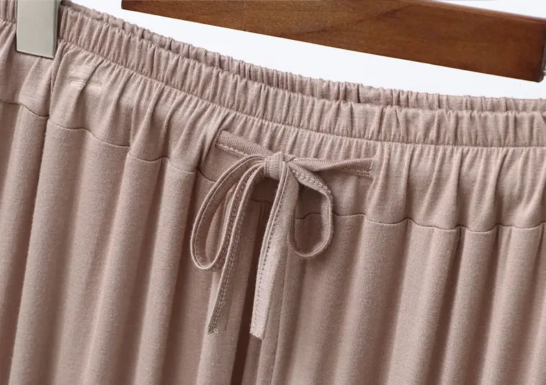Women's Wide Leg Pants Modal Cotton Summer Loose Fit — feature 25