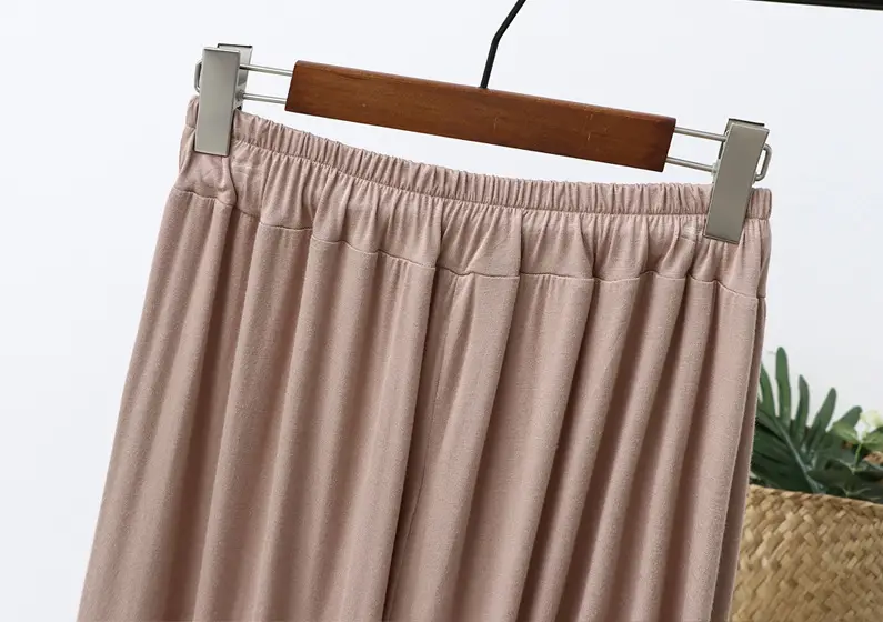 Women's Wide Leg Pants Modal Cotton Summer Loose Fit — feature 28