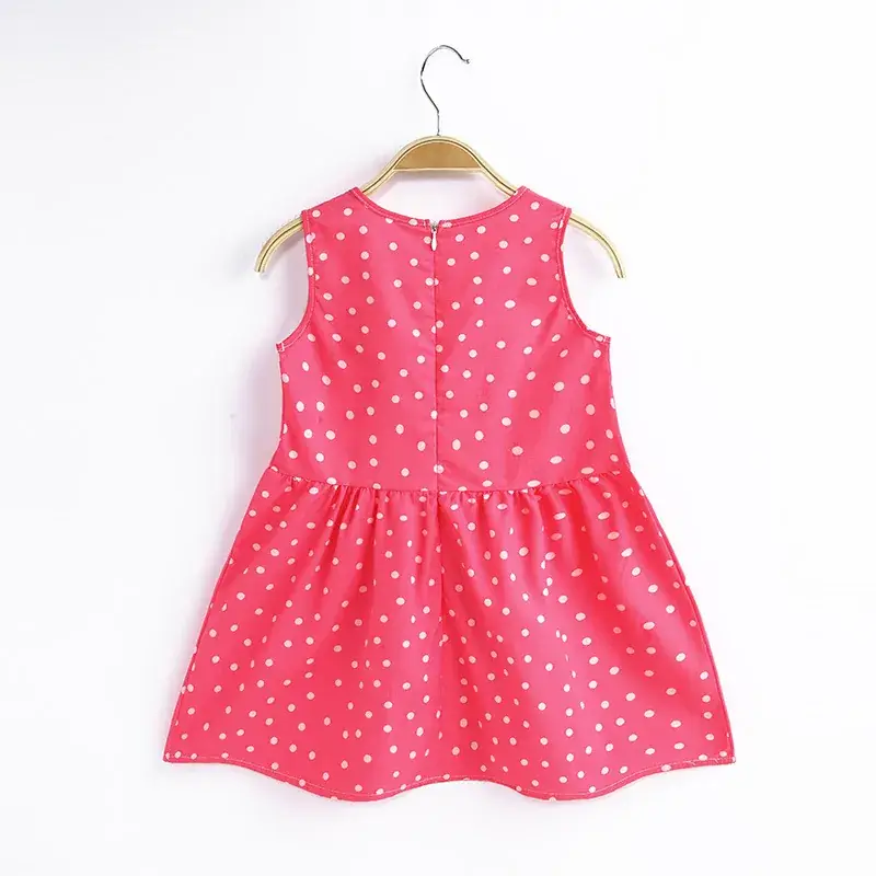 2023 New Korean Style Sweet Sleeveless Girls Dress Cherry Print - Image 7