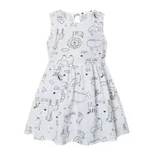 2023 New Korean Style Sweet Sleeveless Girls Dress Cherry Print — feature 17