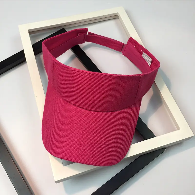 Women's Red Baseball Cap Sun Hat Summer Topless Outdoor - Image 19