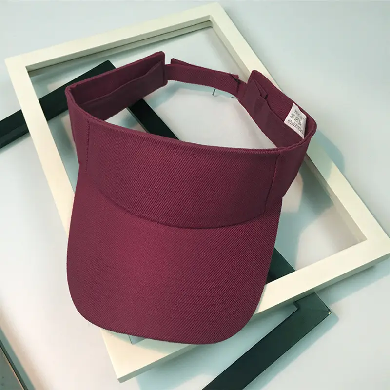 Women's Red Baseball Cap Sun Hat Summer Topless Outdoor - Image 15