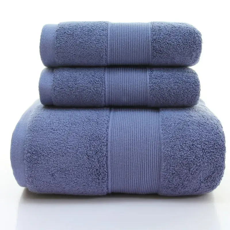Pure Cotton Bath Towel 650g Thickened Super Soft - Image 12