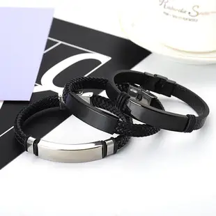 Classic Titanium Steel Silicone Bracelet Black Small — feature 9