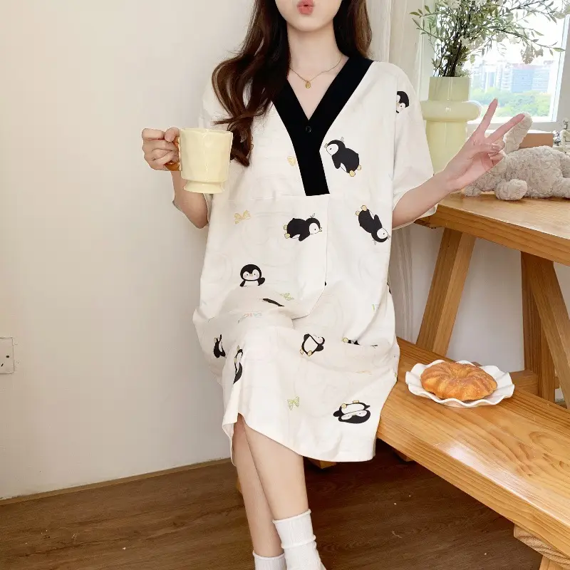 Spring Nursing Dress Large Size Cartoon Print — feature 13