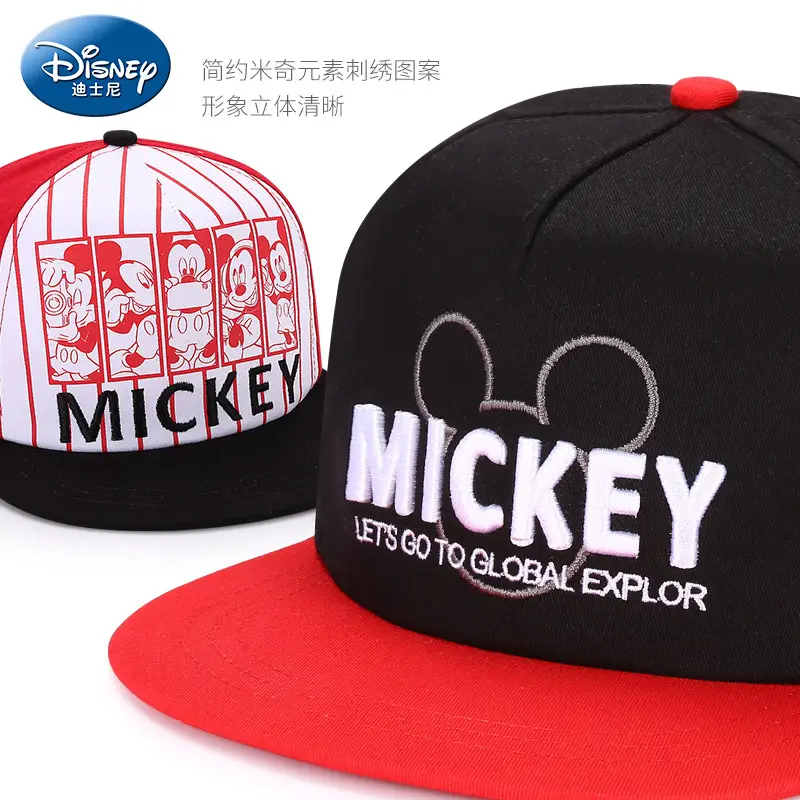 Disney Mickey Hat Kids Spring Autumn Korean Wave Sunshade Baseball Cap