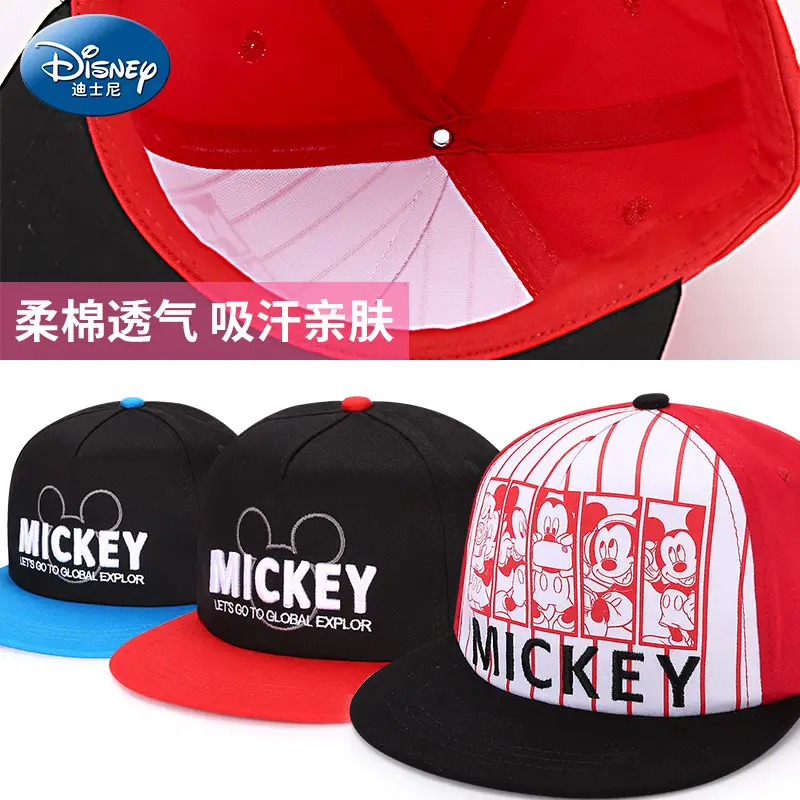 Disney Mickey Hat Kids Spring Autumn Korean Wave Sunshade Baseball Cap
