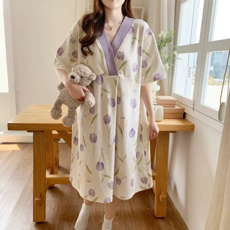 Spring Moon Cartoon Dress Large Size Pajamas