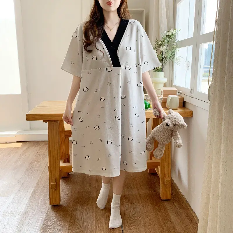 Spring Moon Cartoon Dress Large Size Pajamas — feature 38