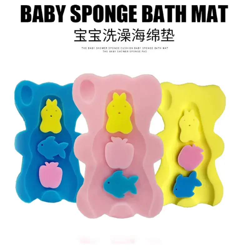 Baby Bath Rack Non-Slip Sponge Mat for Newborns - Image 5