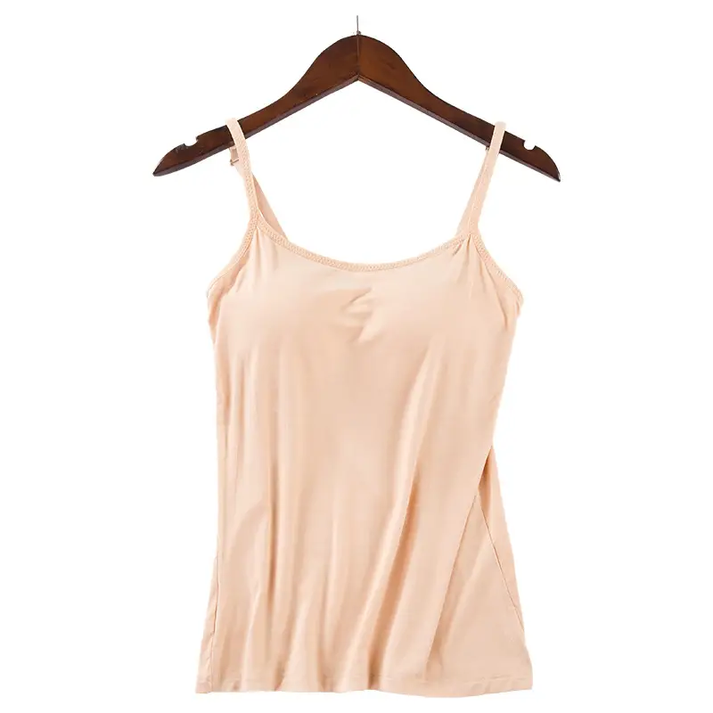 Women's Grey Wire-Free Camisole with Chest Pads - Image 13