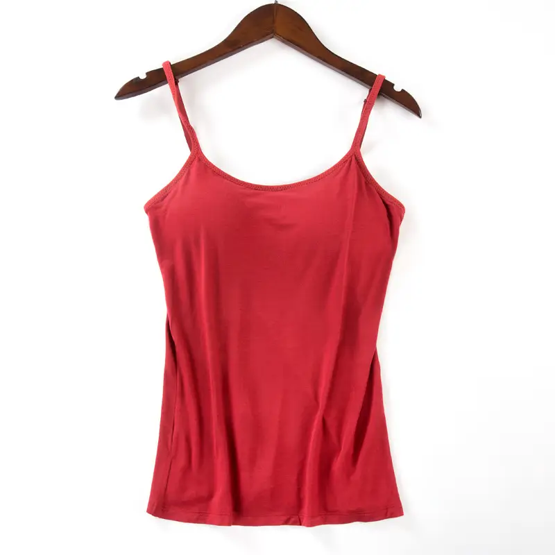 Women's Grey Wire-Free Camisole with Chest Pads - Image 5