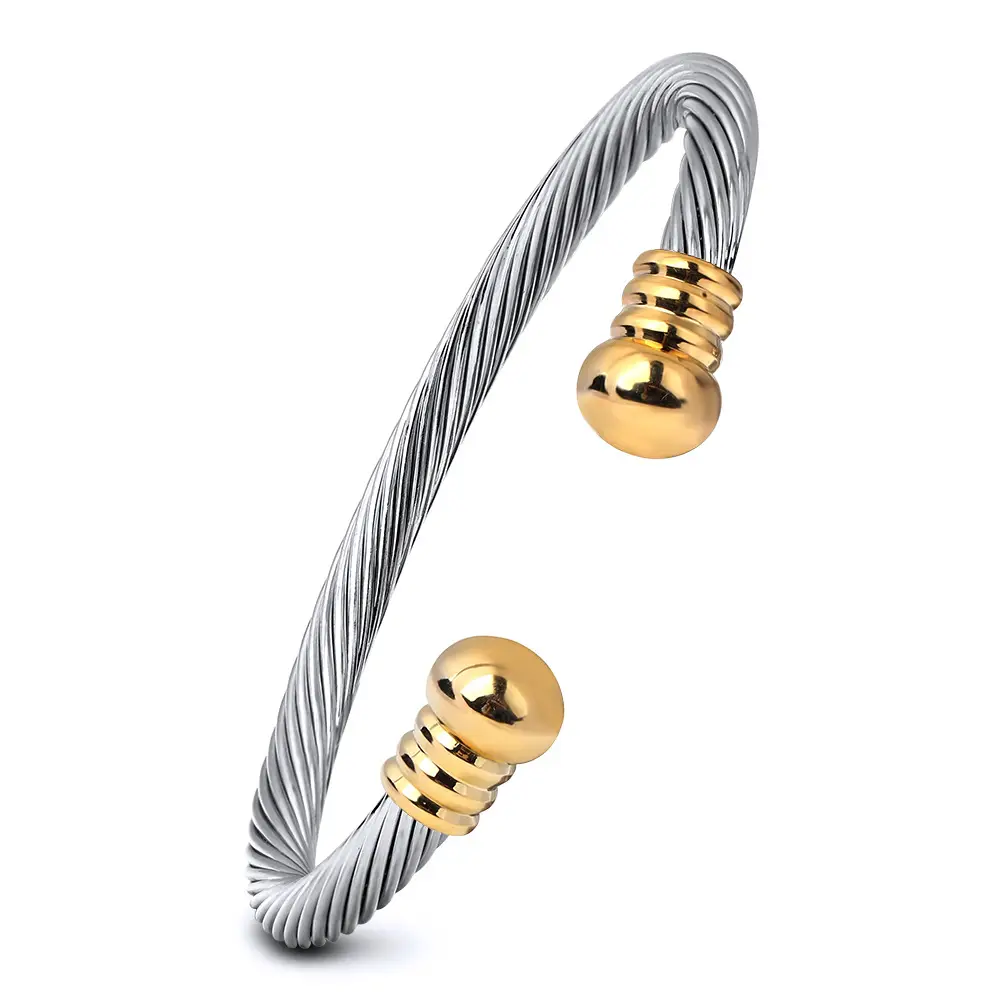 5mm Cable Ball Bracelet 304 Stainless Steel Adjustable — feature 4