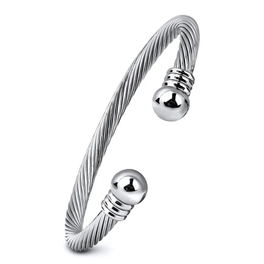 5mm Cable Ball Bracelet 304 Stainless Steel Adjustable — feature 5