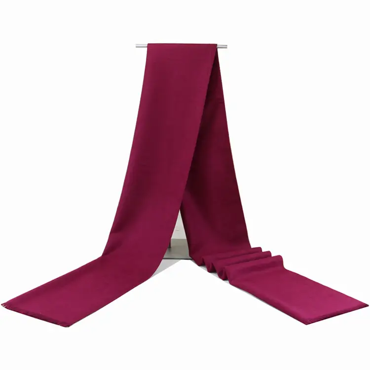 China Red Festival Scarf Custom Embroidery Silk Screen Campaign