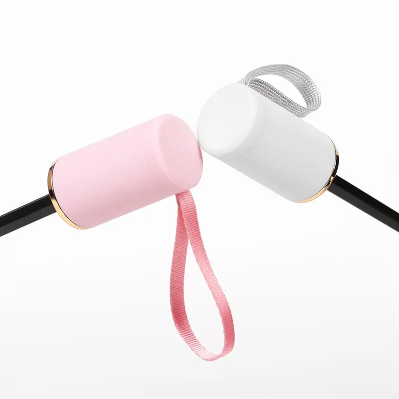 Korean Dual-use Sun Umbrella Women Pink White - Image 7