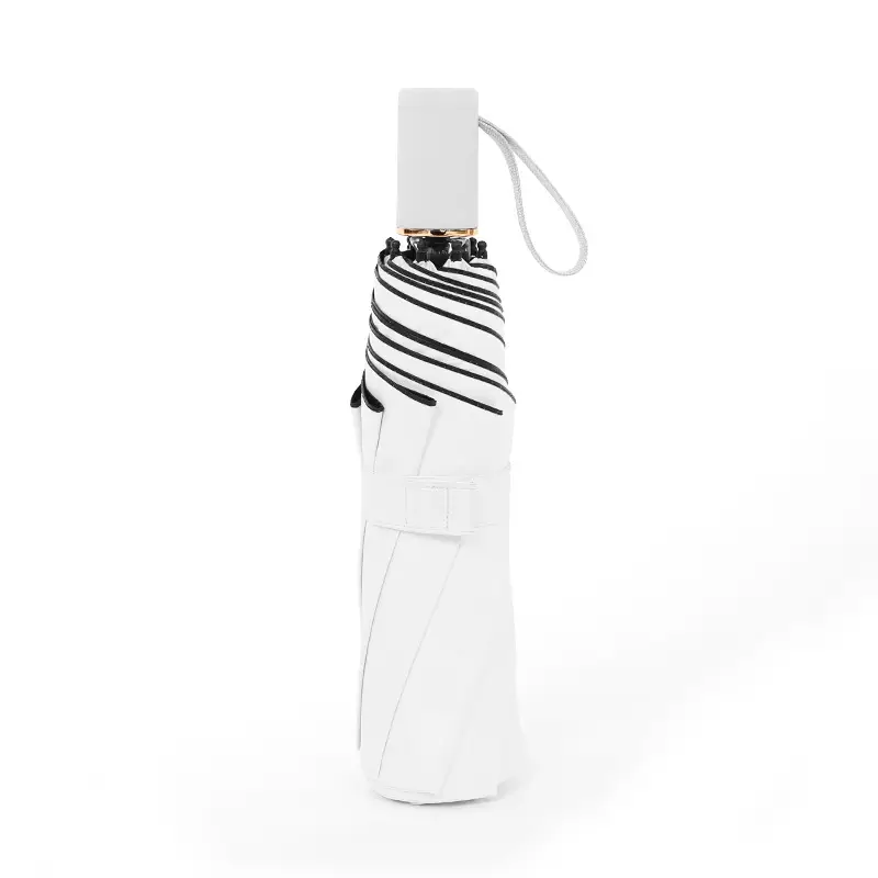 Korean Dual-use Sun Umbrella Women Pink White - Image 10