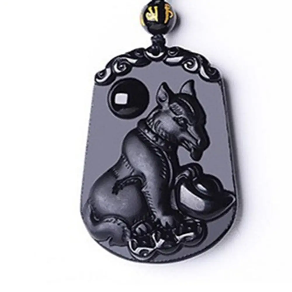 Twelve Zodiac Crystal Obsidian Pendants for Men Women - Image 5