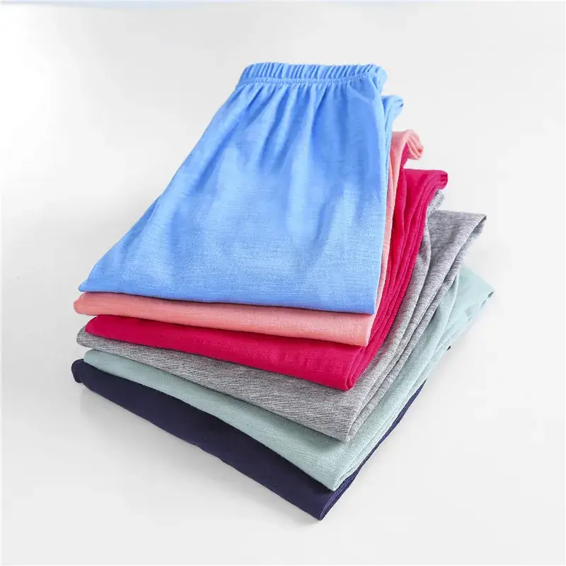Children's Blue Slub Cotton Anti-Mosquito Trousers - Image 13