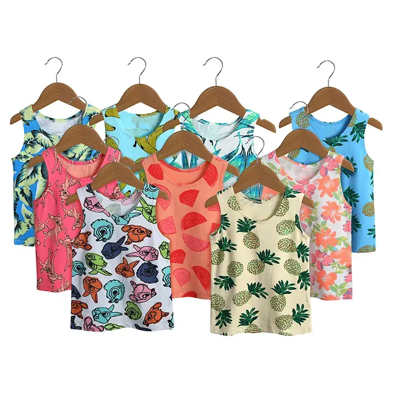 Cotton Printed T-Shirt for Boys Girls Summer