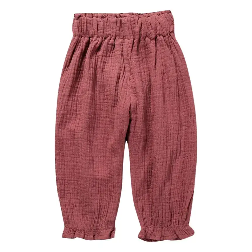 Children Cotton Knicker Pants Light Blue Spring Summer