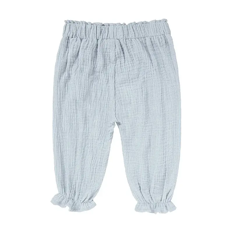 Children Cotton Knicker Pants Light Blue Spring Summer - Image 4