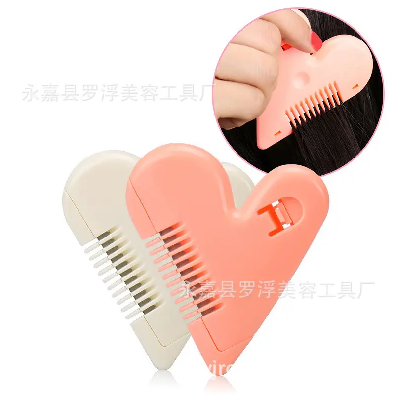Mini Hair Comb Thinker Head for Girls Boys Pink Orange White - Image 3
