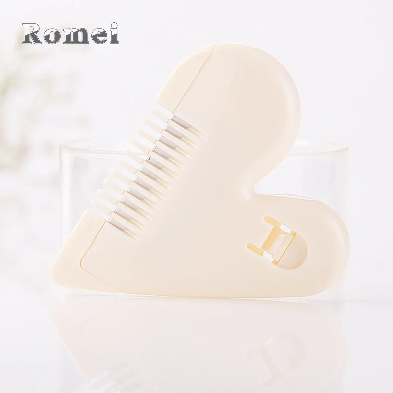 Mini Hair Comb Thinker Head for Girls Boys Pink Orange White - Image 4