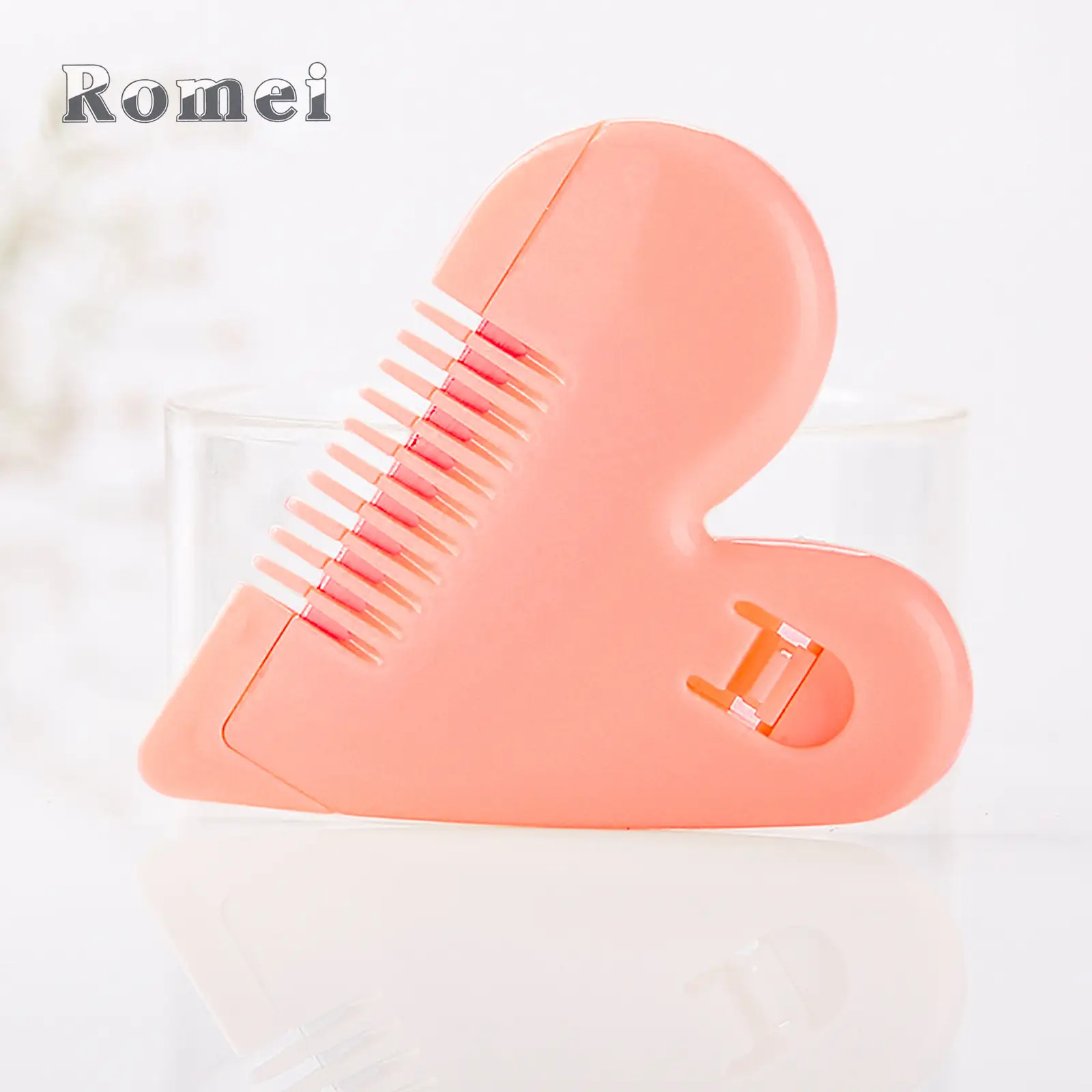 Mini Hair Comb Thinker Head for Girls Boys Pink Orange White - Image 5