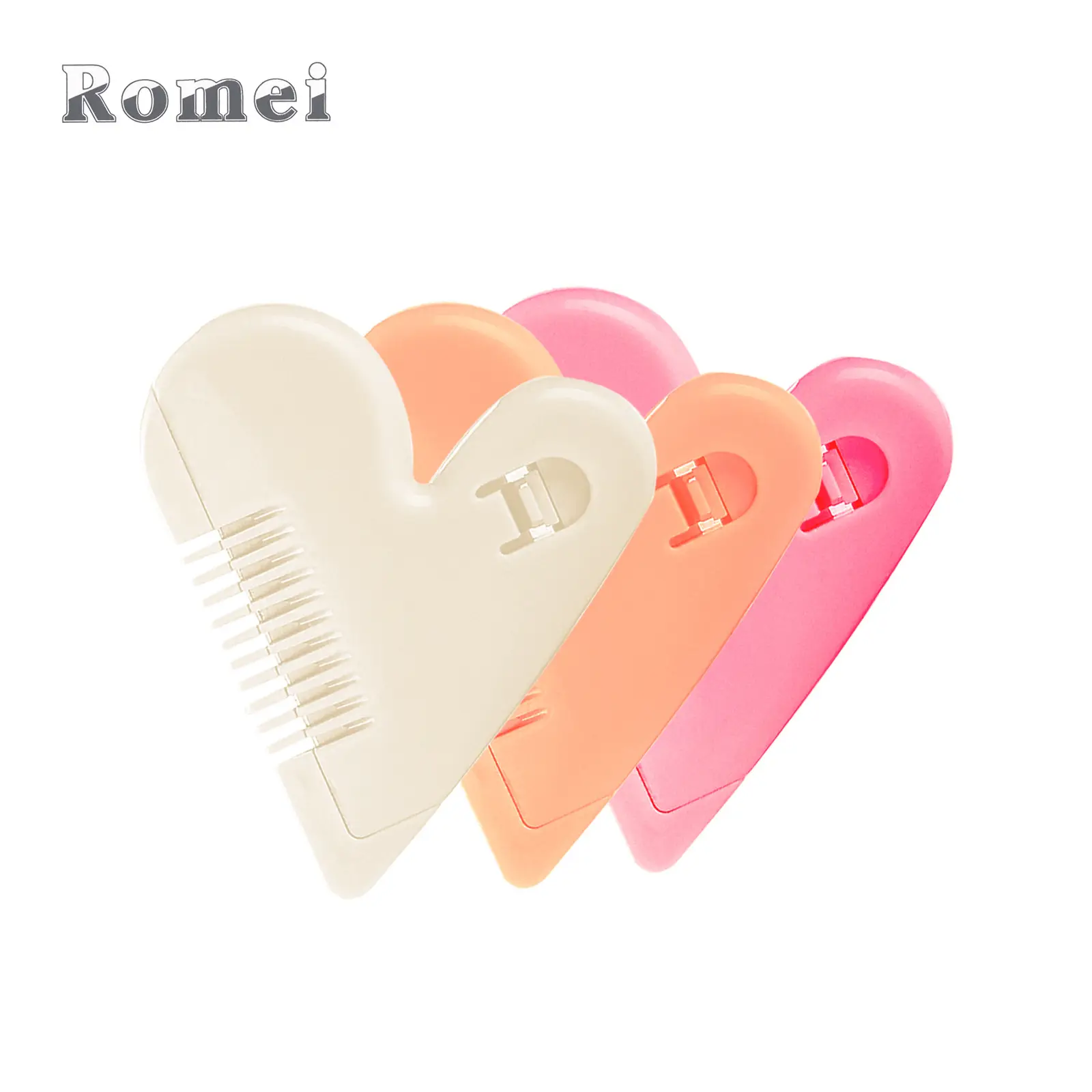 Mini Hair Comb Thinker Head for Girls Boys Pink Orange White - Image 6