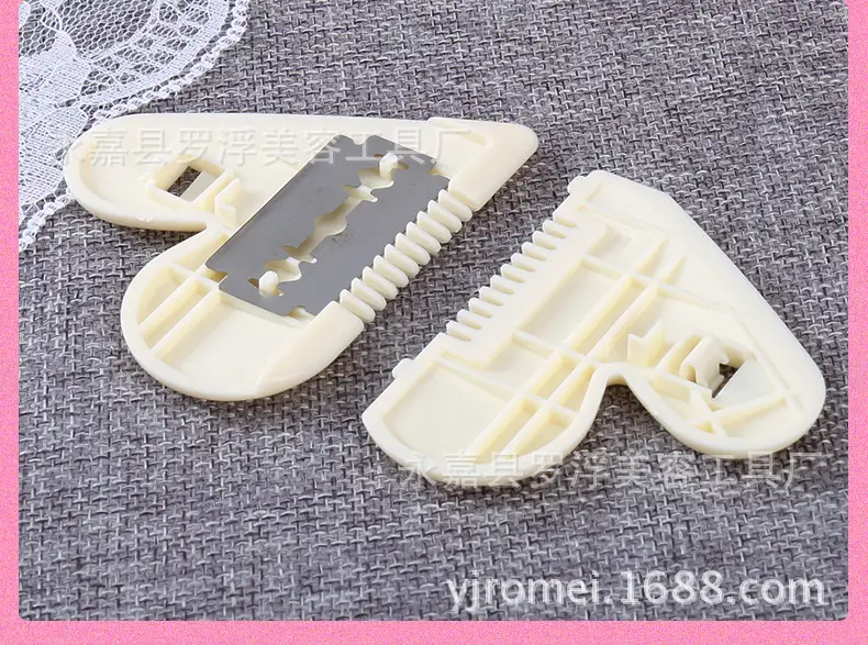 Mini Hair Comb Thinker Head for Girls Boys Pink Orange White — feature 4