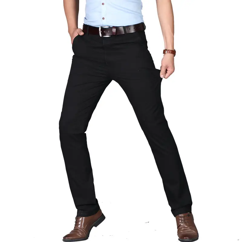 2026 Summer New Style Korean-Style Casual Pants for Young and Middle-Aged Men, Cotton Thin Straight-Leg Men's Long Pants Wholesale - Image 9