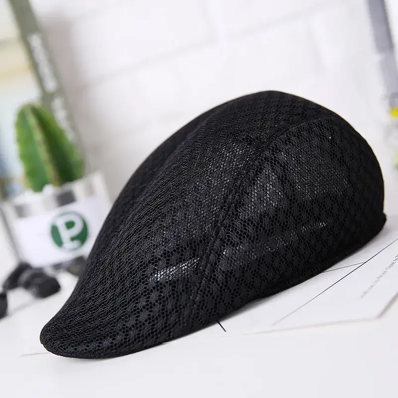 Men's Blue Mesh Hair Cap Wholesale Forward Cap
